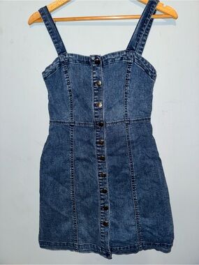 Aeropostale Denim Dress- Blue